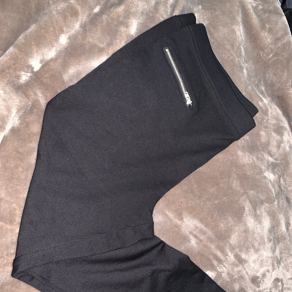 Catherine Malagrino leggings with side zippers